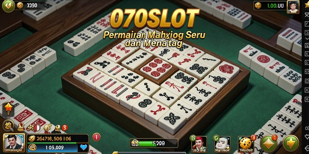 Tangkapan layar 070SLOT menunjukkan gameplay Mahjong yang menarik.