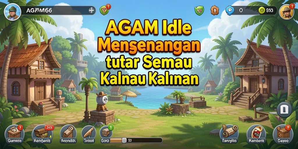 Screenshot AGAM66 menampilkan gameplay Idle yang seru dan menarik.