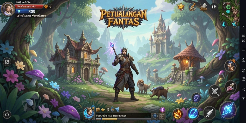 Tampilan gameplay RPG H03 yang menakjubkan dan menarik.
