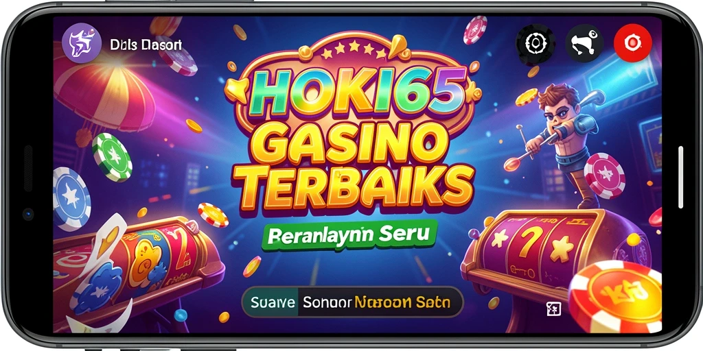 Screenshot HOKI65 menampilkan pemain menikmati permainan kasino yang mendebarkan.
