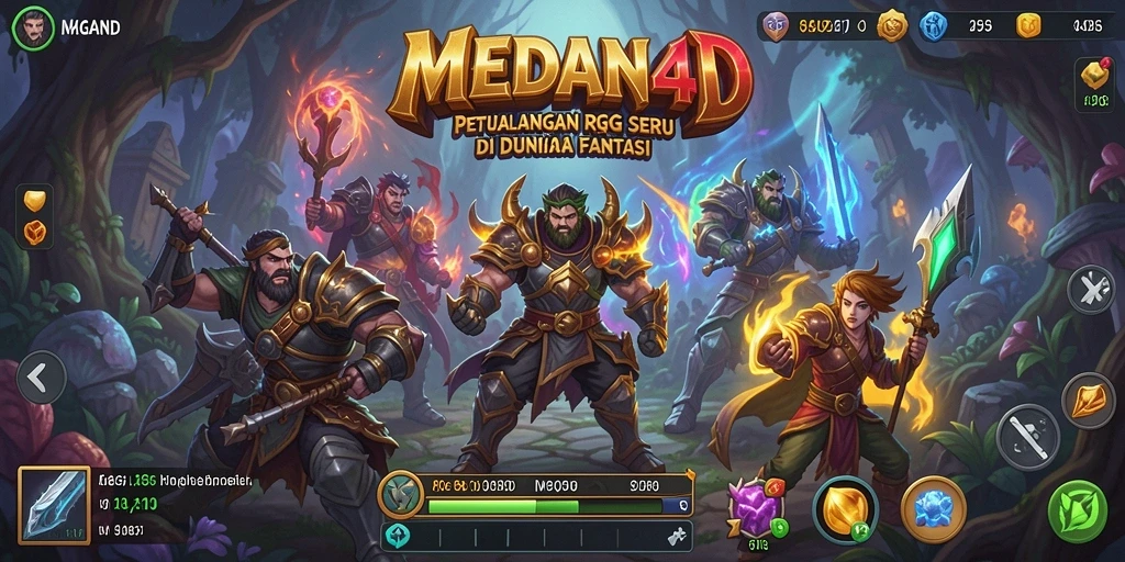 Tampilan gameplay RPG yang menarik dan mendebarkan.