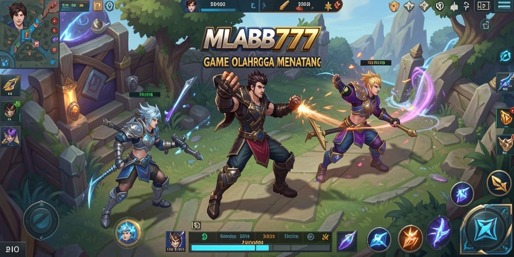 Tampilan menarik dari gameplay olahraga di MLBB777.