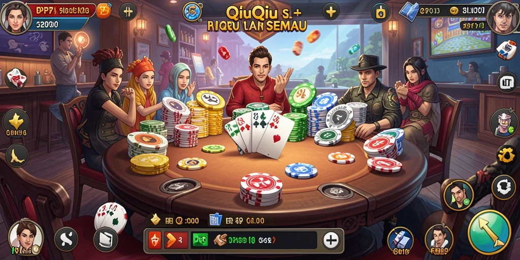 Tampilan menarik gameplay QiuQiu di PP7 yang seru.