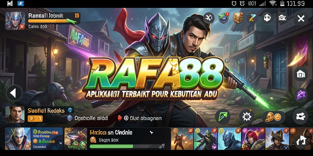 Tampilan utama RAFA88 dengan antarmuka yang user-friendly.