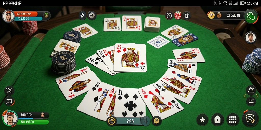 Gameplay seru saat bermain Gaple di RPRPRP.