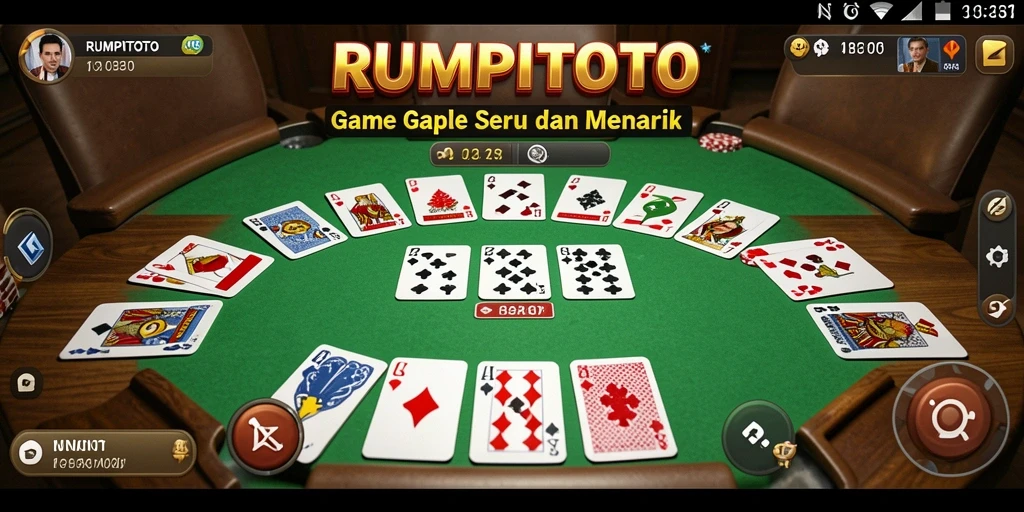 Tampilan gameplay RUMPITOTO yang seru dan menarik.