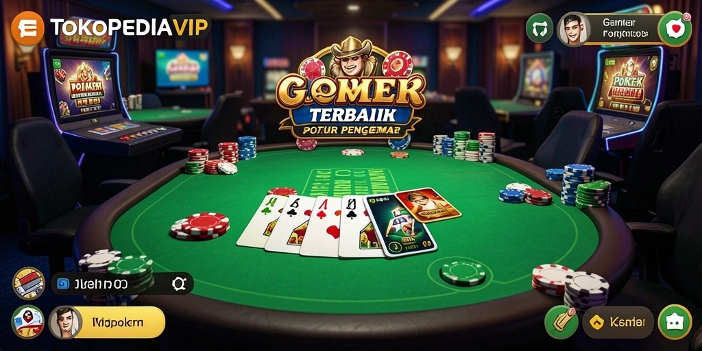 Gameplay menarik di TOKOPEDIAVIP dengan berbagai variasi Poker.