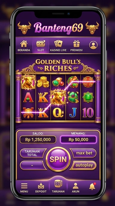 Screenshot aplikasi banten69 menunjukkan halaman kategori aplikasi yang lengkap.